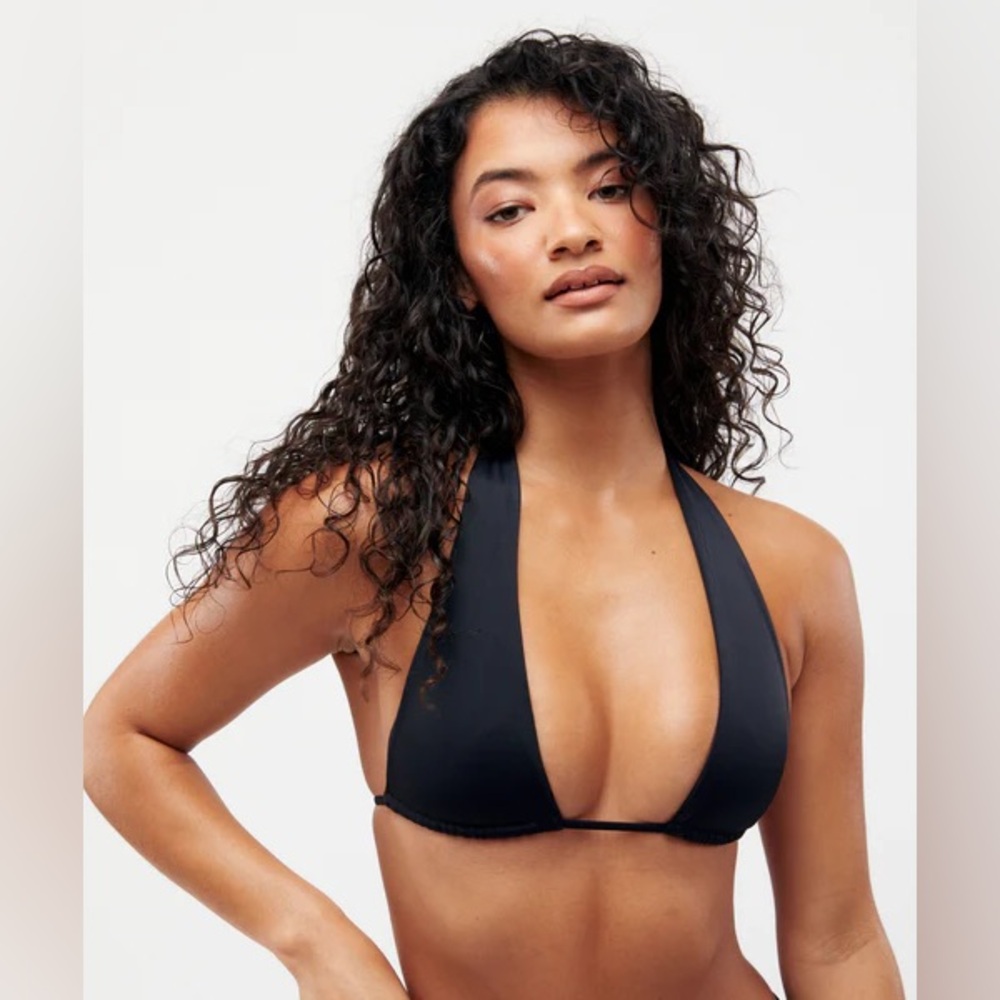 Inamorata Neptune Bikini Top In Black Size Small